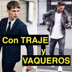 Con Traje y Vaqueros