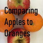 Comparing apples to oranges