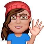 The girl with the bad audio.