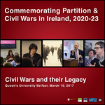 Commemorating Partition and Civil Wars in Ireland, 2020-2023