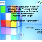 Geotecnologias e jogos didáticos
