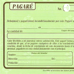 El pagaré