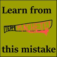 Learn From This Mistake