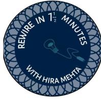 SEASON 3 - REWIRE LIFE IN 1 1/2 MINUTES WITH HIRA MEHTA