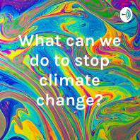 What can we do to stop climate change?
